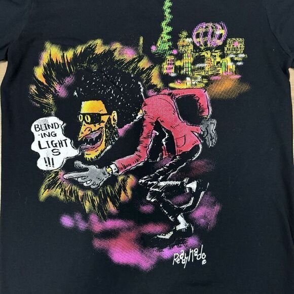 The Weekend x Readymade Collab Graphic Long Sleeve Tee Blinding Light Size S - Picture 2 of 5